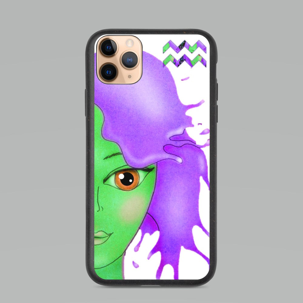 Biodegradable iPhone 11, 10, 8, 7 Cases for Aquarians. iPhone 12 Case for Aquarians. Cool Birthday Gift. . WickedYo.